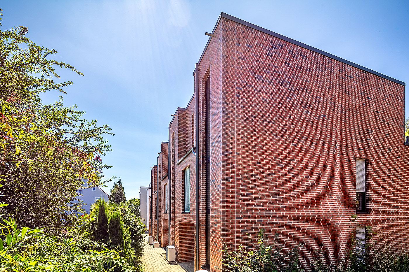 Reihenhäuser Bimerich, Solingen – Reihenhäuser, 4 Reihenhäuser, KfW 55. Projekt von Soltwisch Architektur.